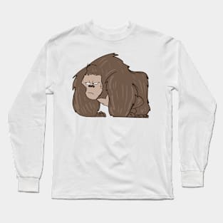 cute cartoon gorilla Long Sleeve T-Shirt